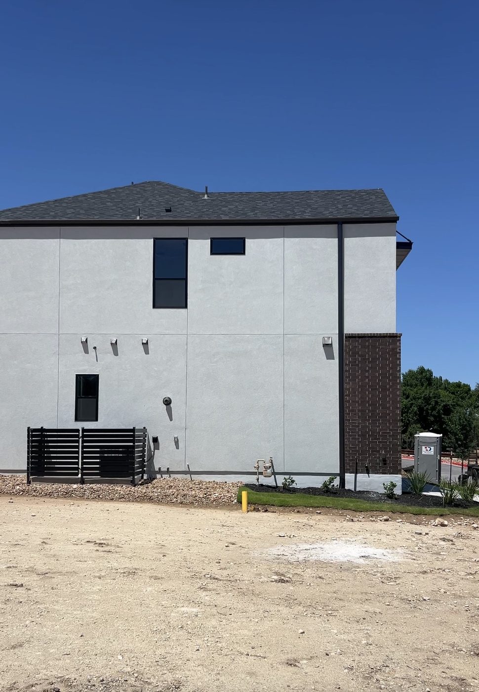 Finished exterior